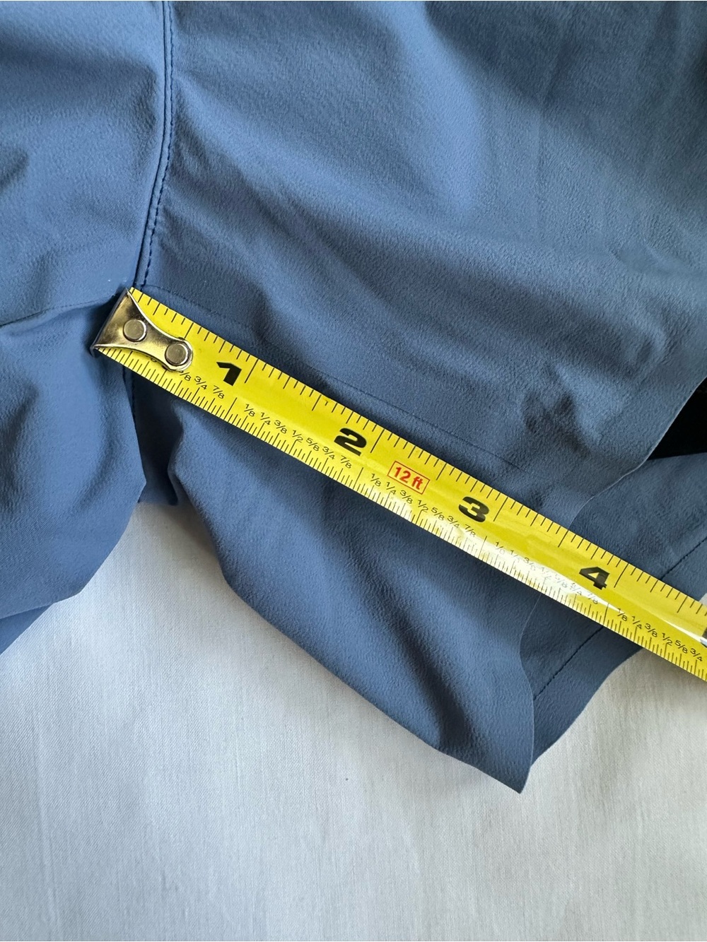 On Running Women's Light Blue Layered Shorts with Black Waistband - Picture 13 of 13